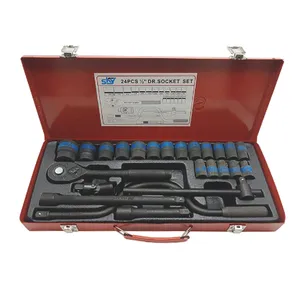مجموعه 24 عددی آچار و سری بکس اسکای مدل SY-024