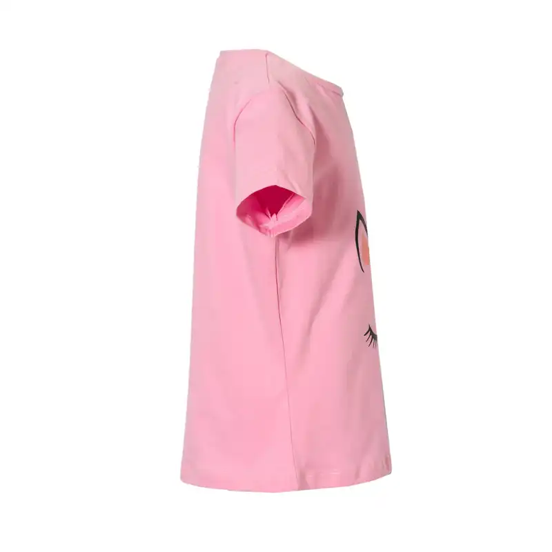 تی شرت آستین کوتاه دخترانه مدل MD3-AS5341