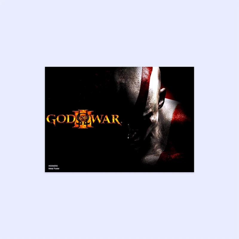 پوستر هومرو مدل فلزی طرح God of War کد PS508
