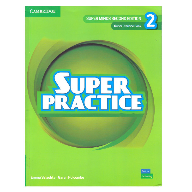 کتاب Super Minds 2 Super Practice اثر جمعی از نویسندگان انتشارات الوندپویان 2 جلدی