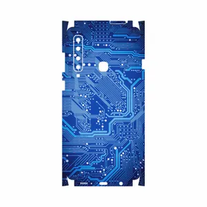 MAHOOT Blue Printed Circuit Board-FullSkin Cover Sticker for Samsung Galaxy A9 2018