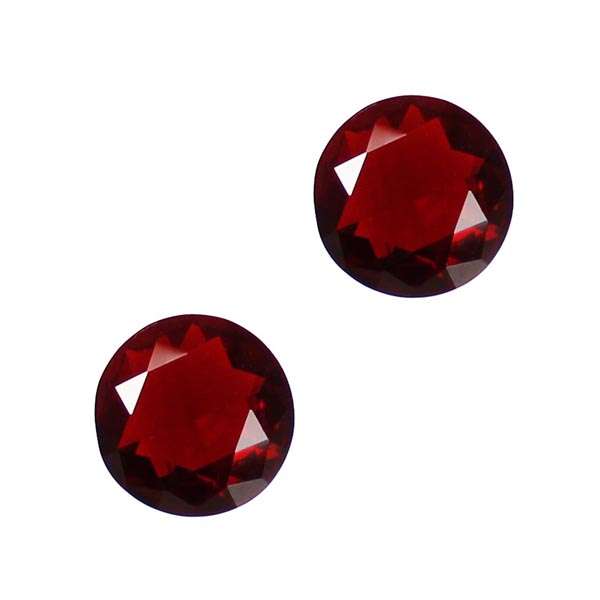 سنگ یاقوت سرخ کد 1276D بسته 2 عددی