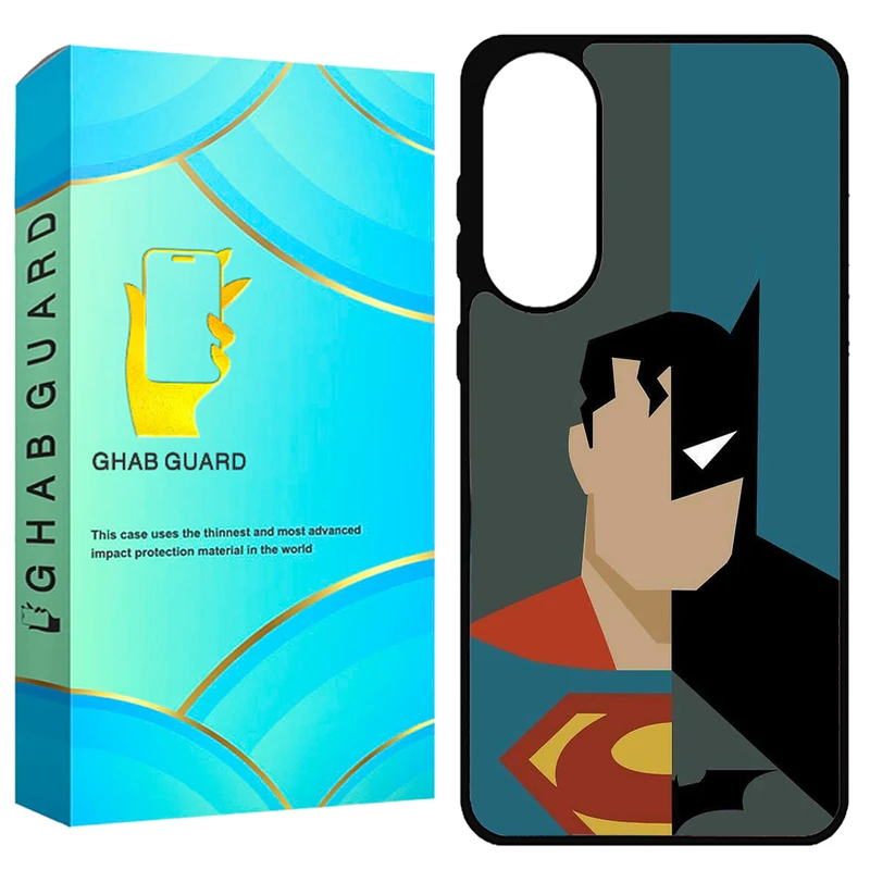 کاور قاب گارد طرح بتمن و سوپر من مدل S25EG مناسب برای گوشی موبایل سامسونگ Galaxy S25 Edge 