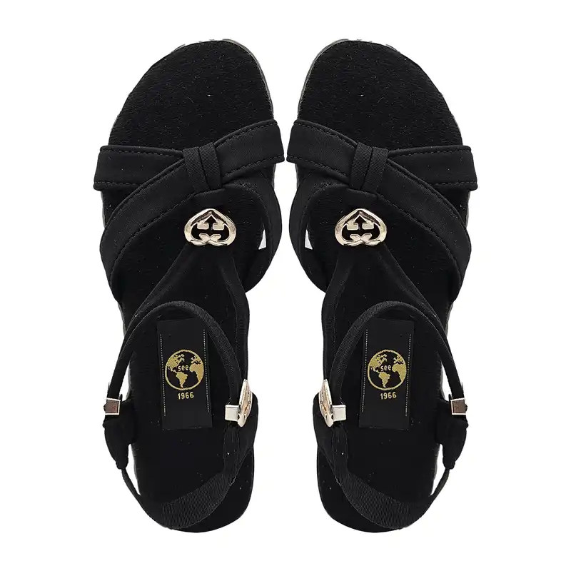 صندل زنانه سیی مدل رومی یونانی کد 2120