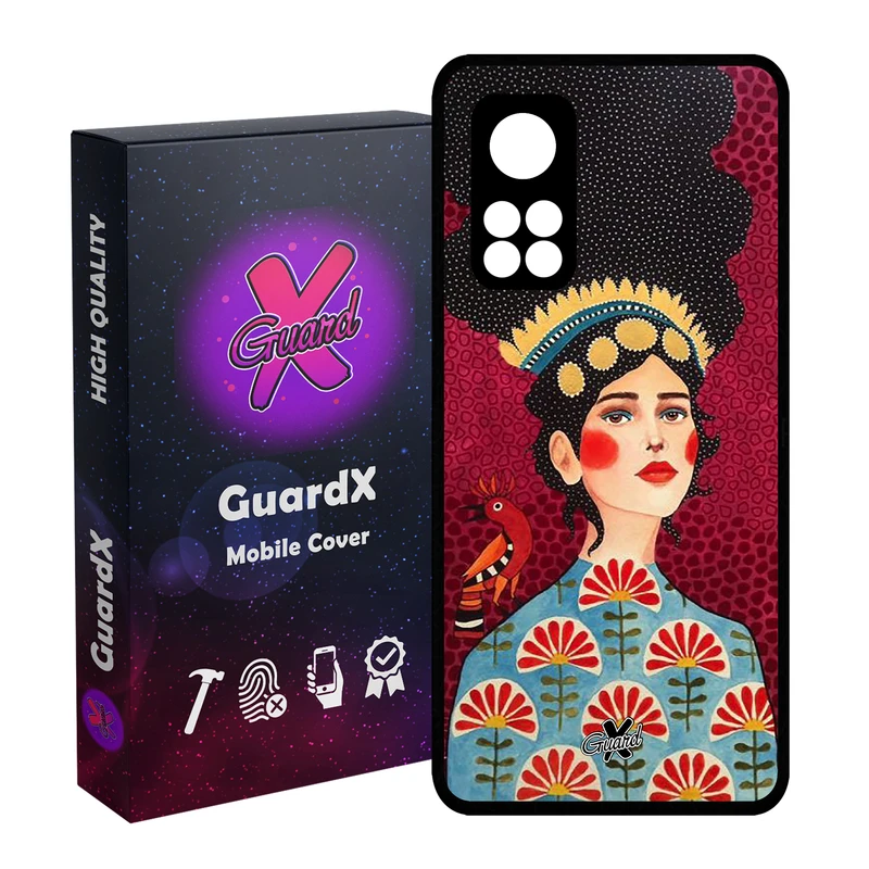 کاور گارد ایکس طرح Girl مدل Glass10179 مناسب برای گوشی موبایل شیائومی Mi 10T / Mi 10T Pro