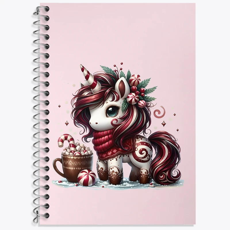 دفتر نت موسیقی 50 برگ خندالو طرح اسب تک شاخ کد N5515