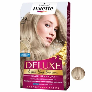 کیت رنگ مو پلت سری DELUXE شماره 2-12 حجم 50 میلی لیتر رنگ بلوند دودی روشن