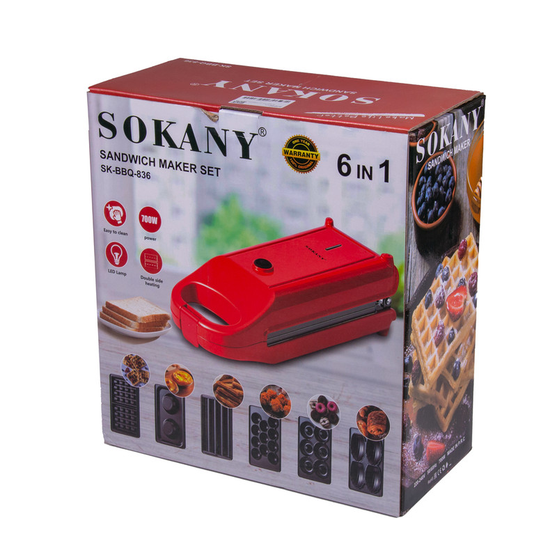 ساندویچ ساز سوکانی مدل SK-BBQ-836