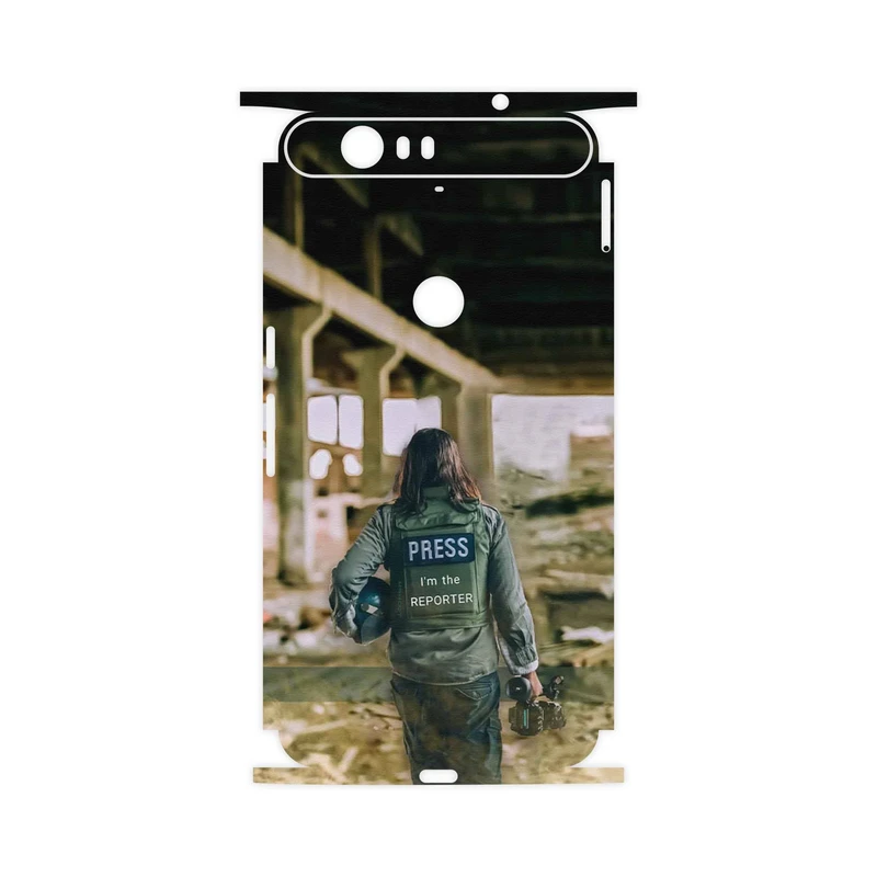 برچسب پوششی ماهوت مدل Reporter-FullSkin مناسب برای گوشی موبایل گوگل Nexus 6P
