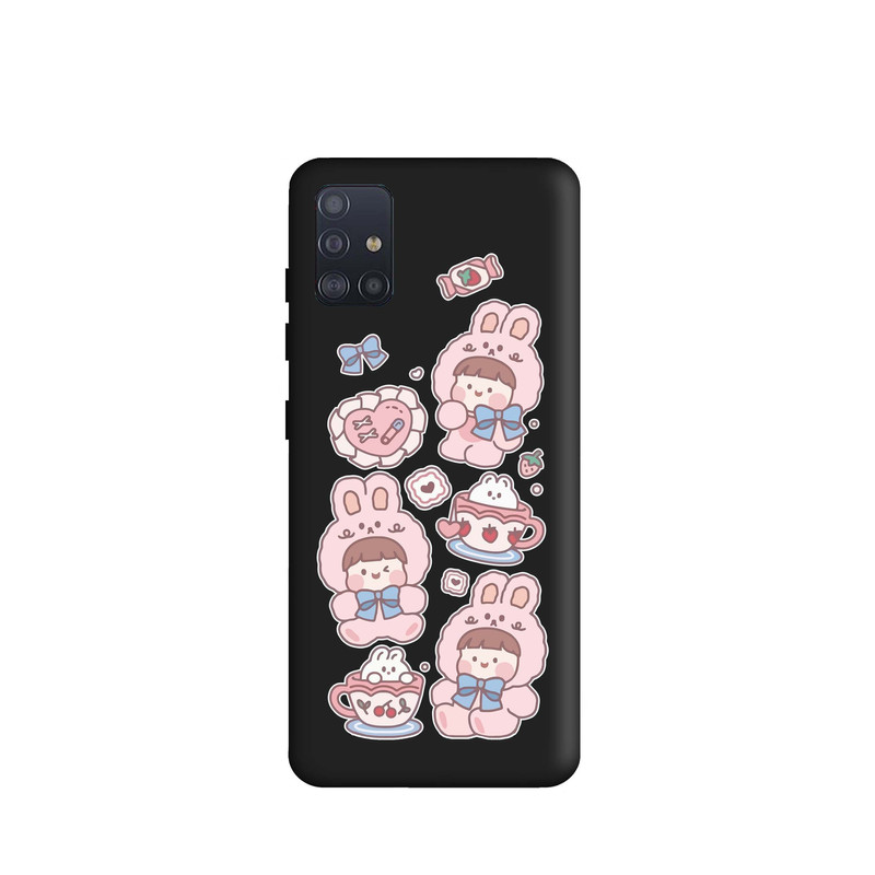 کاور طرح دختر کیوت کد m2385 مناسب برای گوشی موبایل سامسونگ Galaxy M51 
