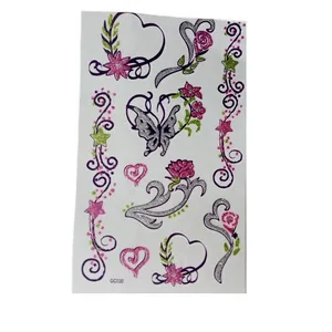 تتو موقت طرح گل کد 76