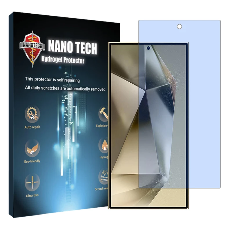 محافظ صفحه نمایش ضد اشعه آبی نانو تک مدل Tough مناسب برای گوشی موبایل سامسونگ Galaxy S24 Ultra