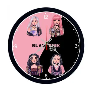 ساعت دیواری مدل گروه موسیقی بلک پینک کد s-1100