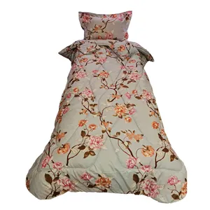 سرویس خواب طرح گل کد 99 یک نفره 4 تکه