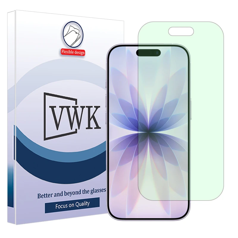 محافظ صفحه نمایش گرین لایت وی دبلیو کی مدل Eye Care مناسب برای گوشی موبایل اپل iPhone 17 