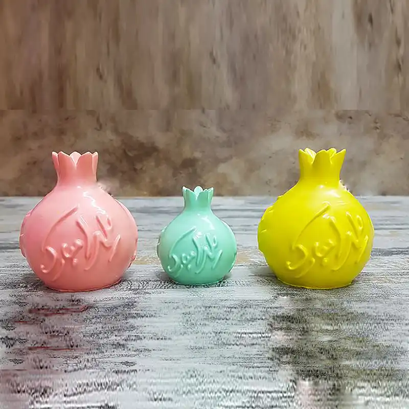 قالب شمع مدل انار طرح یلدا مبارک کد 01