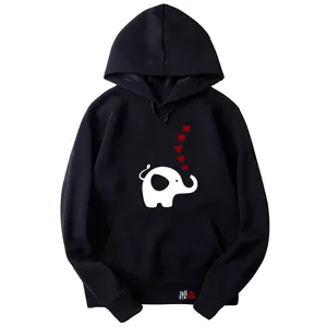 هودی دخترانه آلفامد مدل فیل کوچولو کد T08 رنگ سرمه ای