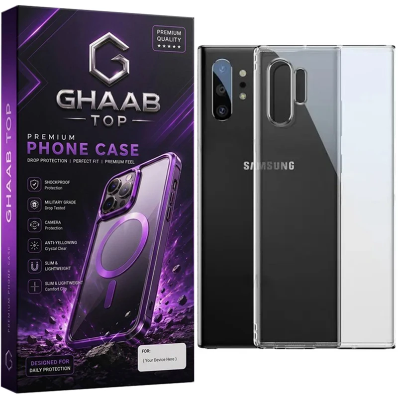 کاور قاب تاپ مدل ژله ای مناسب برای گوشی موبایل سامسونگ Galaxy Note 10 Plus 