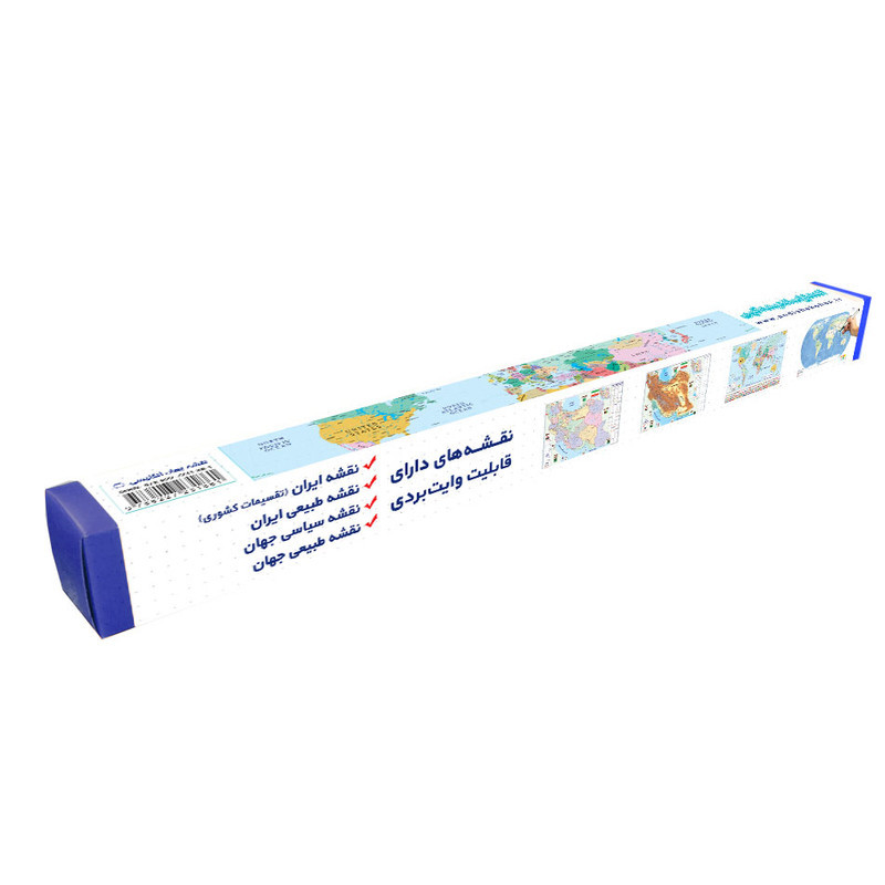 نقشه انتشارات اندیشه کهن مدل ایران طبیعی  کد 40201