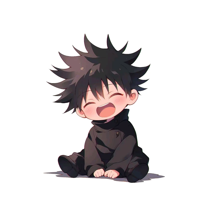 استیکر لپ تاپ و موبایل مدل انیمه طرح جوجوتسو کایسن توجی فوشیگورو Jujutsu Kaisen Toji Fushiguro کد 458