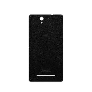 MAHOOT Ostrich-Leather Cover Sticker for Sony Xperia C3 Dual