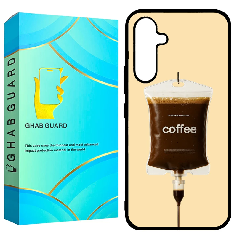 کاور قاب گارد طرح یک واحد قهوه مدل GCHPA54 مناسب برای گوشی موبایل سامسونگ  Galaxy A54 5G