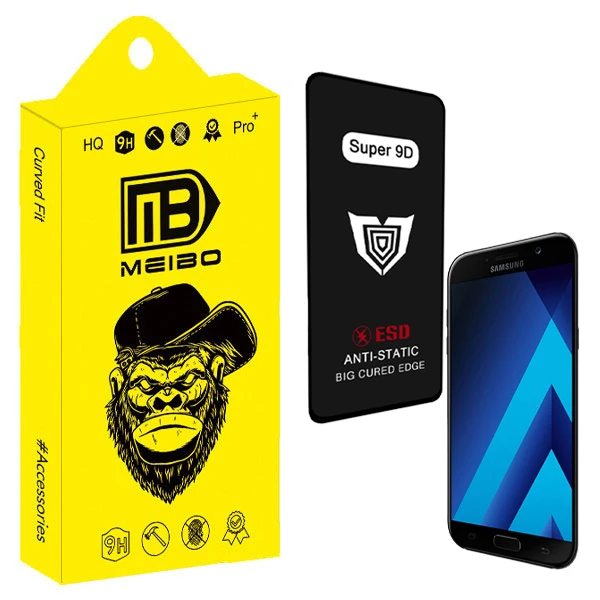 محافظ صفحه نمایش میبو مدل Super 9D مناسب برای گوشی موبایل سامسونگ galaxy a720 / a7 2017