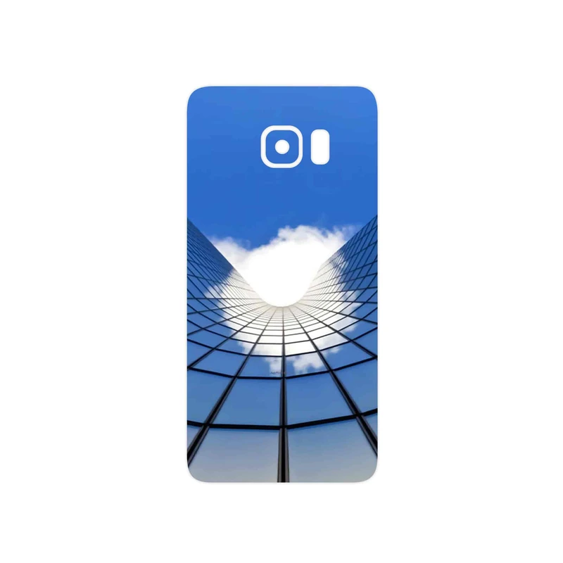 برچسب پوششی ماهوت مدل Glass skyscraper مناسب برای گوشی موبایل سامسونگ Galaxy S6 Edge