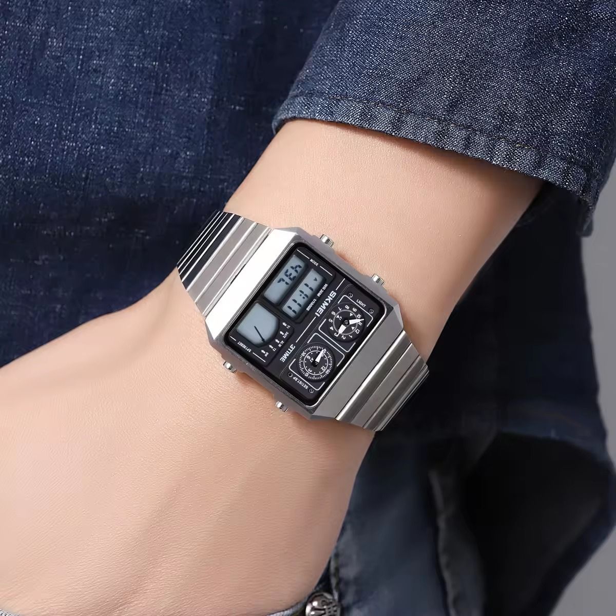 ساعت مچی دیجیتال اسکمی مدل 2198SIBK -  - 3