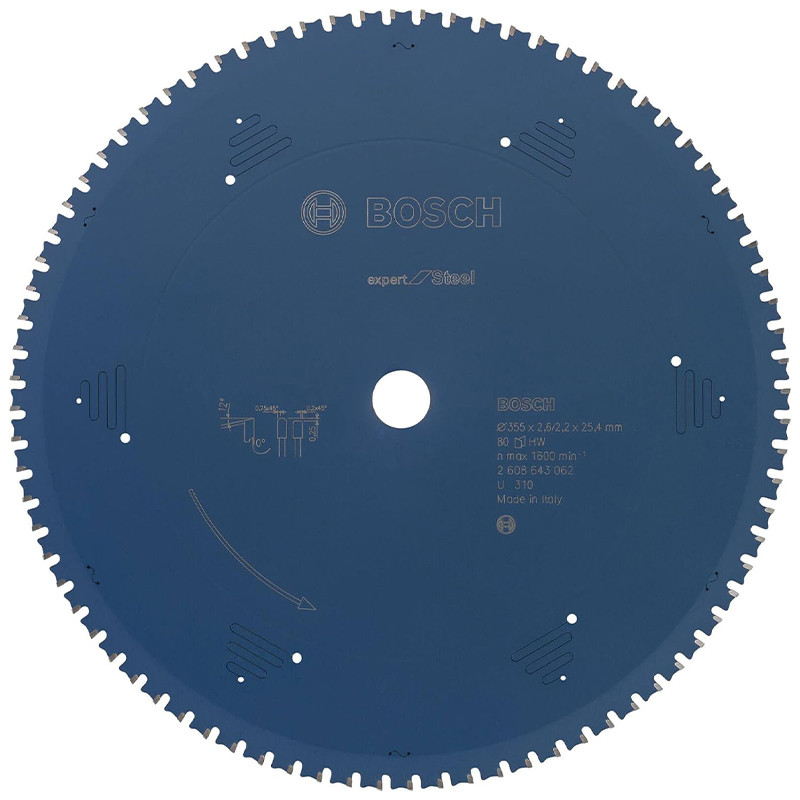 تیغ اره پروفیل بر بوش مدل Microteq 355-Steel