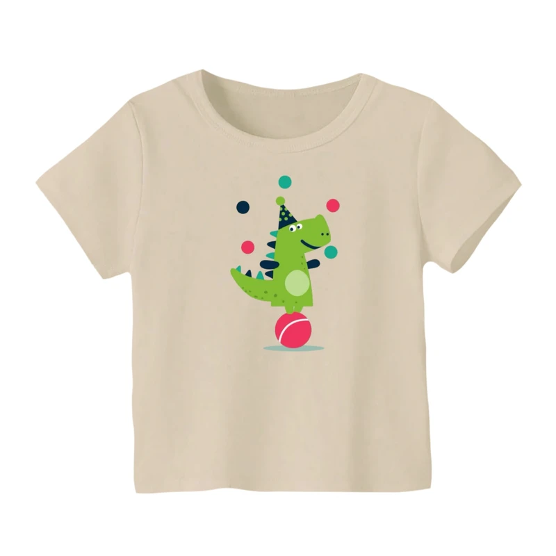 تی شرت آستین کوتاه بچگانه مدل دایناسور کد ۴