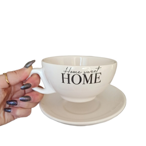 فنجان و نعلبکی مدل Home کد 12 مجموعه دو عددی فنجان و نعلبکی مدل Home کد 12 مجموعه دو عددی