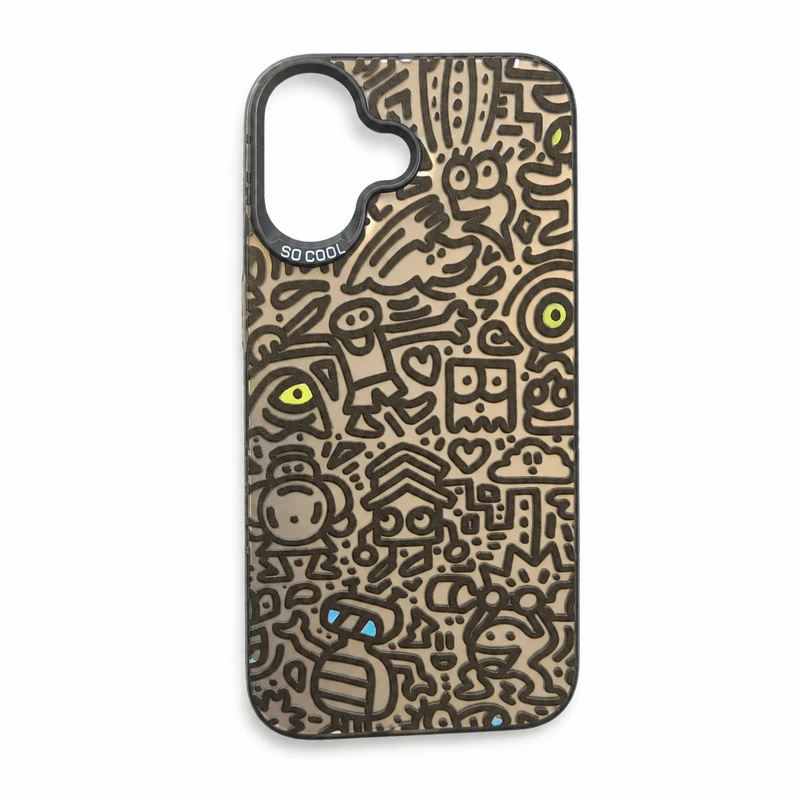 کاور مدل سوکول طرح eye monster مناسب برای گوشی موبایل اپل iphone 16