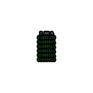 استیکر تزئینی موبایل و تبلت لولو مدل من برنامه نویسم PROGRAMMING کد 351