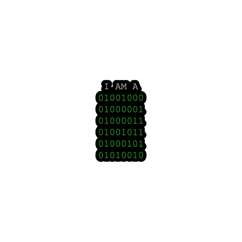 استیکر تزئینی موبایل و تبلت لولو مدل من برنامه نویسم PROGRAMMING کد 351