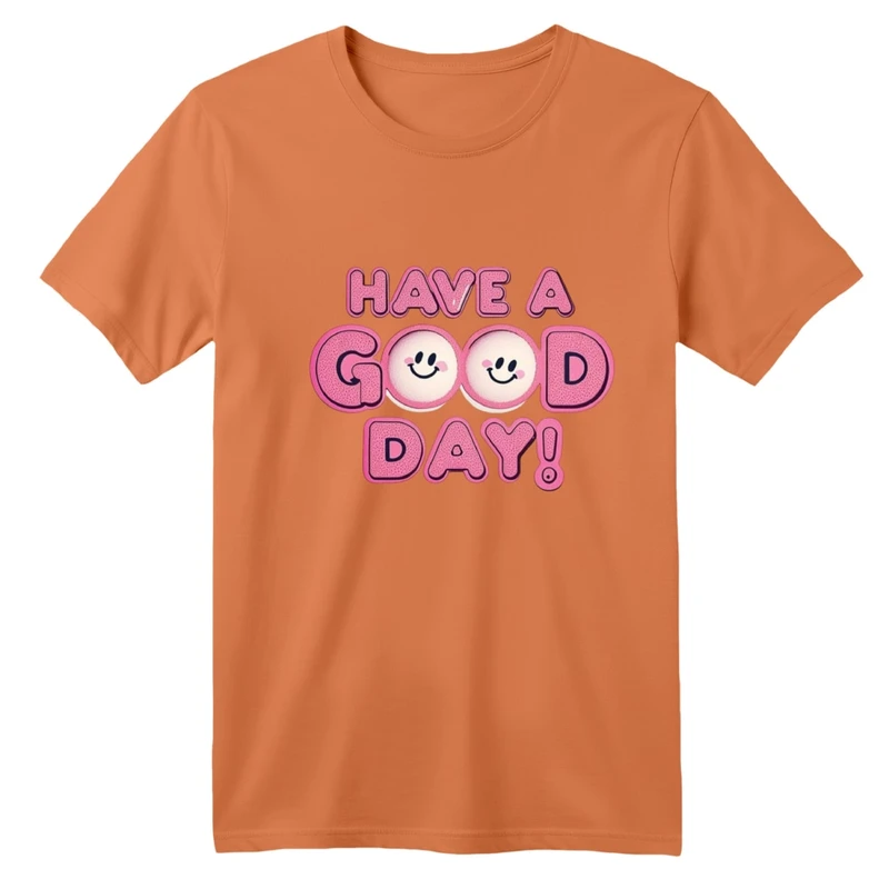تی شرت آستین کوتاه بچگانه مدل نوشته روز خوب