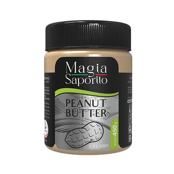 کره بادام زمینی رژیمی کرمی ماجیا ساپوریتو - 450 گرم