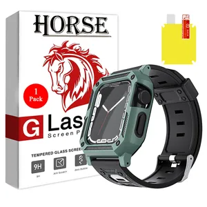 کاور هورس مدل ARM مناسب برای اپل واچ 38 میلیمتری به همراه محافظ صفحه نمایش و بند