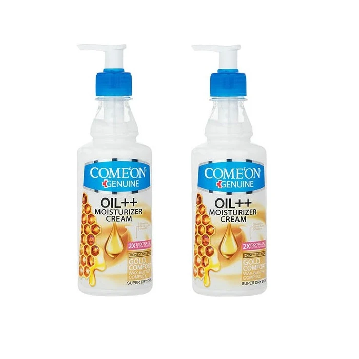 کرم مرطوب کننده کامان مدل oil++ حجم 200 میلی لیتر مجموعه دو عددی