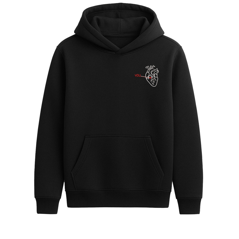 هودی زنانه مدل گلدوزی قلب 0_1