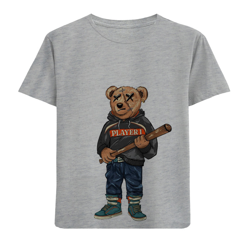تی شرت آستین کوتاه پسرانه مدل خرس N188