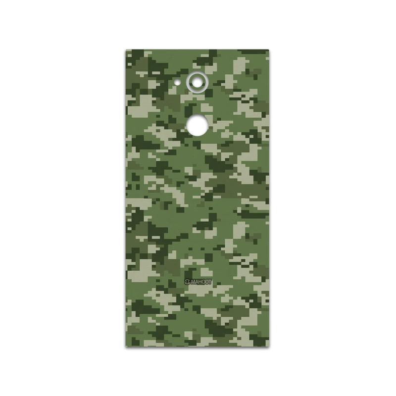 برچسب پوششی ماهوت مدل Army-Green-Pixel مناسب برای گوشی موبایل سونی Xperia XA2 Ultra