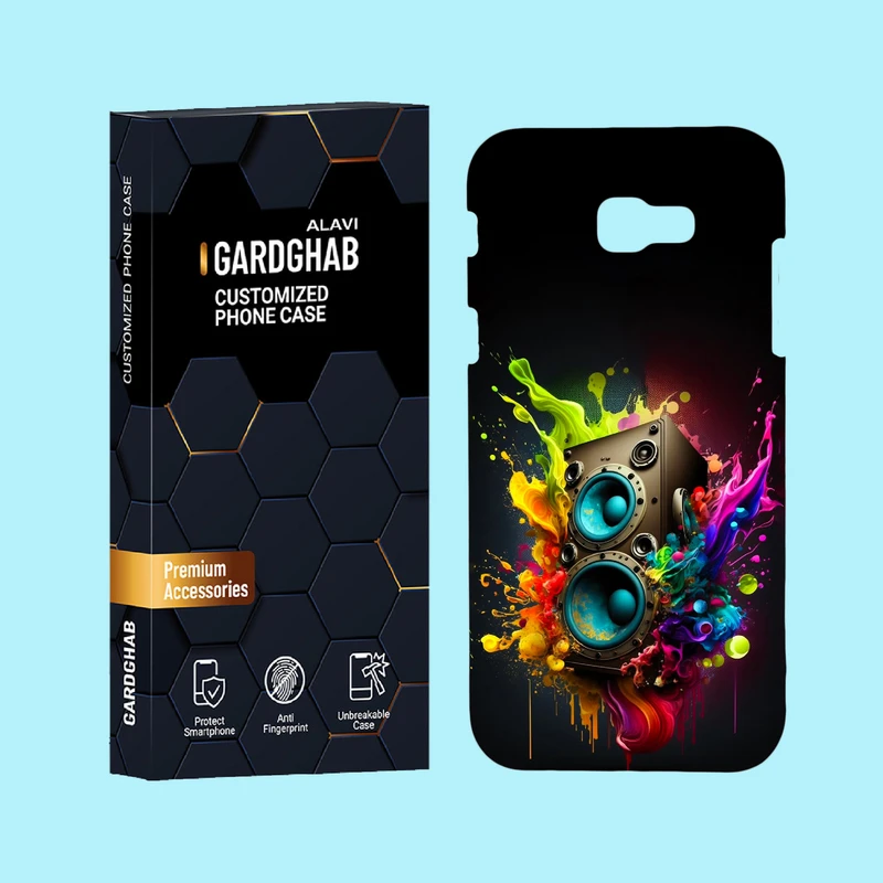 کاور گارد قاب علوی مدل ساز و موزیک مناسب برای گوشی موبایل سامسونگ Galaxy A720 / A7 2017