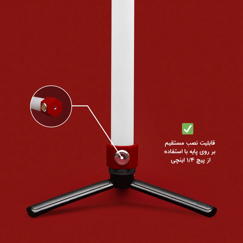 عکس شماره 9 : باتوم لایت قرمز چیکولایت مدل m100 red-d x2 بسته 2 عددی