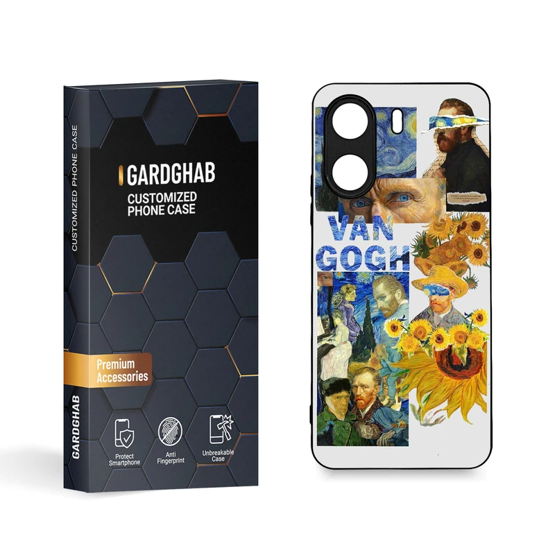 کاور گارد قاب مدل دورژله ای هنری مناسب برای گوشی موبایل شیائومی  Poco C65 / Redmi 13c