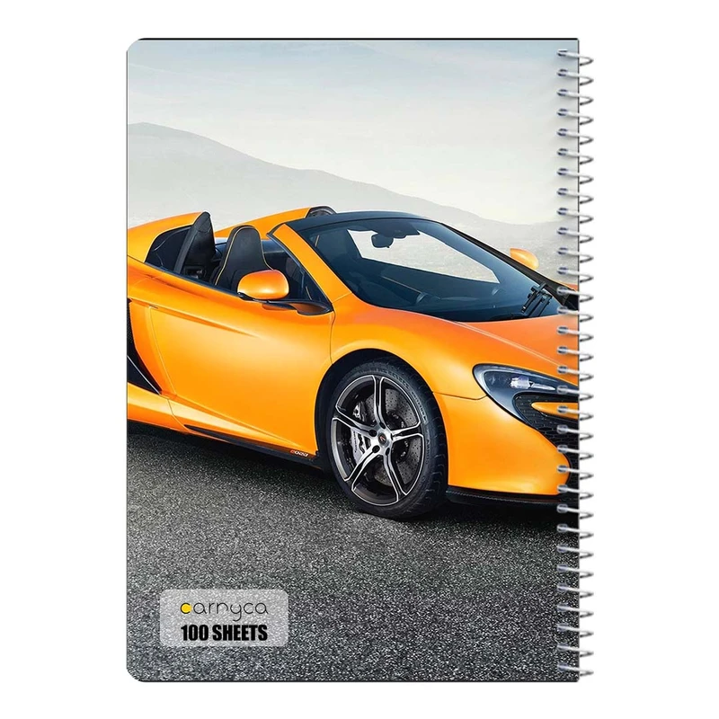 دفتر شطرنجی 100 برگ سیمی کارنیکا طرح مک لارن McLaren کد 68006