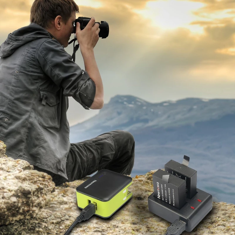 عکس شماره 8 : شارژر باتری دوربین مدل kit-sj4000-usb بسته 2 عددی