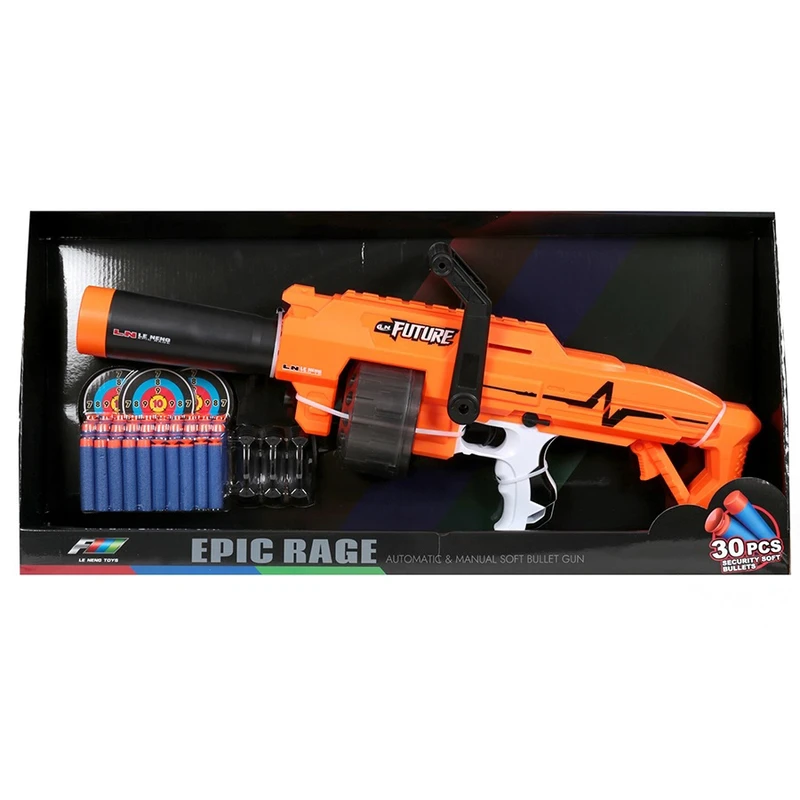 تفنگ بازی مدل تیر اسفنجی Epic Rage gun G10