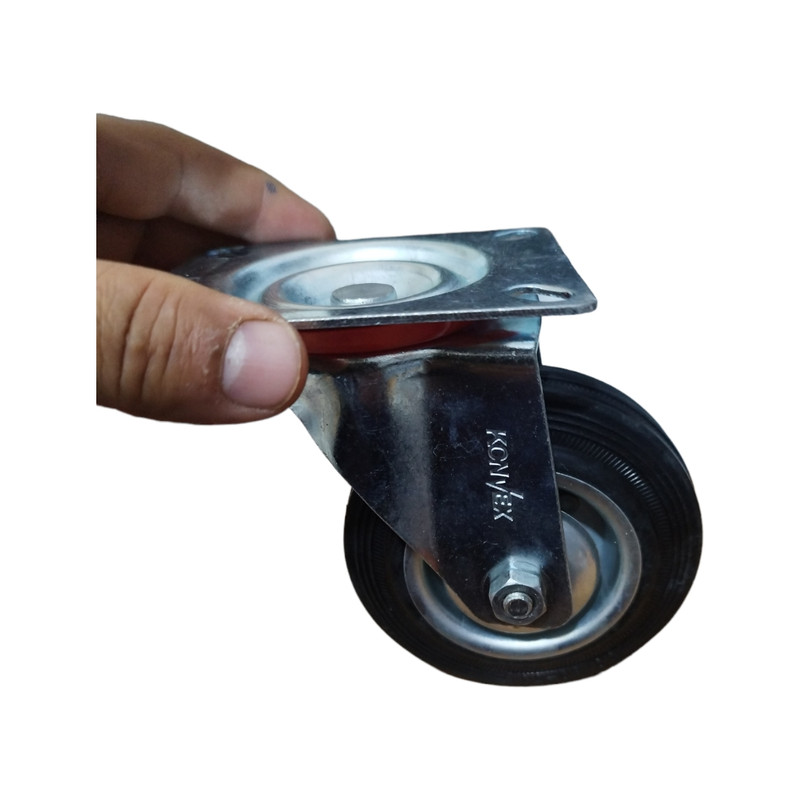 چرخ کفی‌دار گردان کونوکس مدل TS - 100 mm