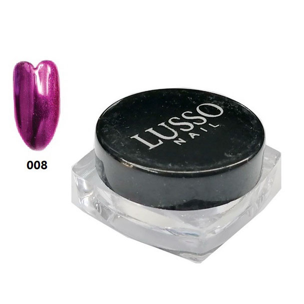 پودر کروم ناخن لوسو مدل Cr کد 08